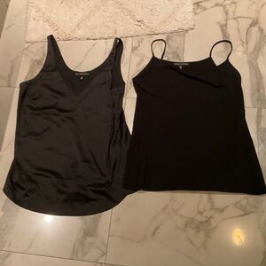 Saks fifth avenue Women's Black 2 Tank Tops